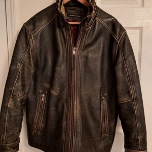 Men's leather jacket